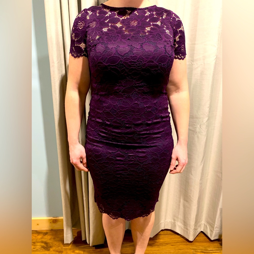 Chaps lace dress
